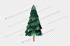 Winter Tree Watercolor Product Image 7