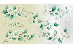 Floral Watercolor Clipart Product Image 9
