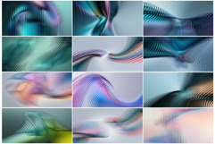 Fractal Glass Backgrounds Product Image 2