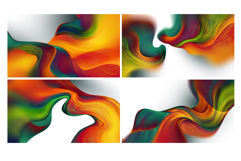 Vibrant Abstract Gradient Designs Product Image 2