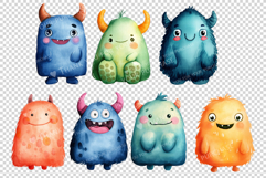 Cute Monsters clipart Product Image 2
