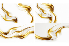 Gold Flow Backgrounds Product Image 2