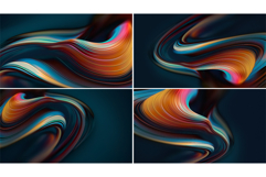 Dynamic Swirls Backgrounds Product Image 2
