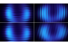 Glass Fractal Effect Neon Background Set Product Image 2