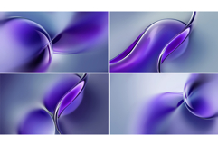 Abstract Glass Shapes Backgrounds Product Image 2