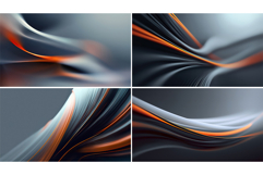 Gray&amp;Orange Abstract Backgrounds Product Image 2