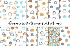 Abstract Watercolor Seamless Patterns Product Image 1