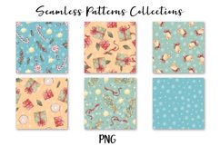 Christmas Gnome Seamless Patterns set Product Image 2