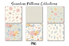 Cute Tropical Animals Seamless Patterns Product Image 2