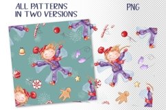 Seamless Patterns Winter Girl Product Image 4