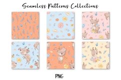 Cute Deer Seamless Patterns Product Image 3