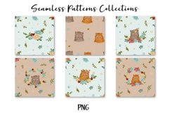 Cute Cats Seamless Patterns Product Image 3
