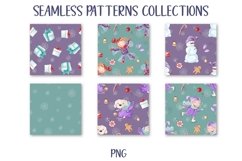 Seamless Patterns Winter Girl Product Image 2