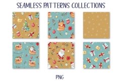 Seamless Patterns Christmas Santa Product Image 2