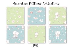 Cute Cats Seamless Patterns Product Image 2
