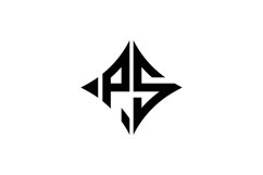 PS logo design Product Image 1