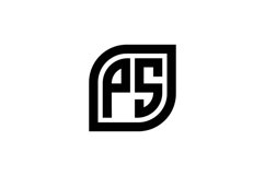 PS logo design Product Image 1