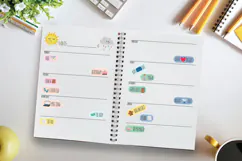 Planner Stickers | DIY Digital & Printable Tabs Organizer Product Image 2