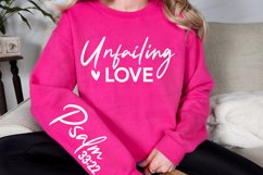 Unfailing Love Sleeve SVG, Christian SVG Design Product Image 3