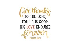 Psalm 107:1 Product Image 1