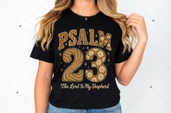 Psalm 23 PNG, The Lord Is My Shepherd PNG, Bible Verse PNG Product Image 3