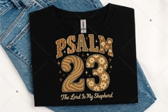 Psalm 23 PNG, The Lord Is My Shepherd PNG, Bible Verse PNG Product Image 4