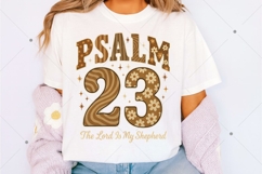Psalm 23 PNG, The Lord Is My Shepherd PNG, Bible Verse PNG Product Image 1