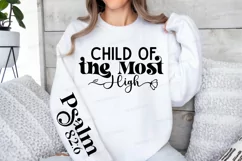 Child Of The Most High Sleeve SVG, Christian SVG Design Product Image 3