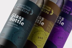 Three Glass Bottles Mockup Product Image 1