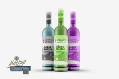 Three Glass Bottles Mockup Product Image 3