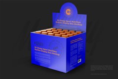 20 Glossy Sport Nutrition Bottles Display Box Mockup Product Image 2