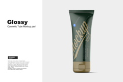 Glossy Cosmetic Tube Mockup Product Image 1