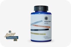 Sport Nutrition Bottle Mockup Product Image 1