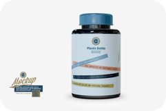 Black Sport Nutrition Bottle Mockup Product Image 3