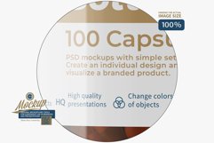 Amber Pills Bottle Mockup 750 cc Product Image 4