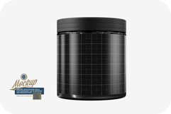 Glossy Protein Jar Mockup 200g Product Image 5