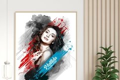 Watercolor Portrait Template Product Image 4