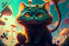 Psychedelic cat. Product Image 5
