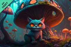 Psychedelic cat. Product Image 6