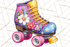 Spring Groovy Abstract Shape Clipart PNG Psychedelic Element Product Image 3