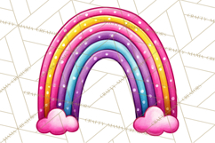 Spring Groovy Abstract Shape Clipart PNG Psychedelic Element Product Image 5