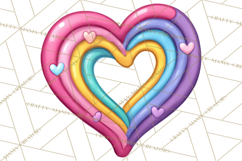 Spring Groovy Abstract Shape Clipart PNG Psychedelic Element Product Image 2