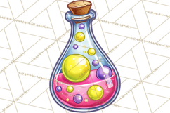 Spring Groovy Abstract Shape Clipart PNG Psychedelic Element Product Image 5