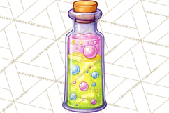 Spring Groovy Abstract Shape Clipart PNG Psychedelic Element Product Image 2