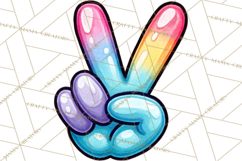 Spring Groovy Abstract Shape Clipart PNG Psychedelic Element Product Image 4