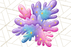 Spring Groovy Abstract Shape Clipart PNG Psychedelic Element Product Image 3