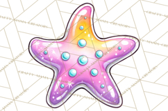 Spring Groovy Abstract Shape Clipart PNG Psychedelic Element Product Image 3