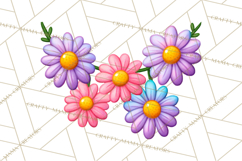 Spring Groovy Abstract Shape Clipart PNG Psychedelic Element Product Image 4