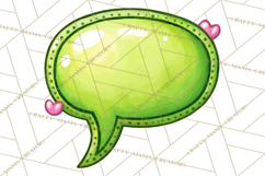 Spring Groovy Abstract Shape Clipart PNG Psychedelic Element Product Image 2