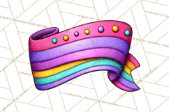 Spring Groovy Abstract Shape Clipart PNG Psychedelic Element Product Image 3